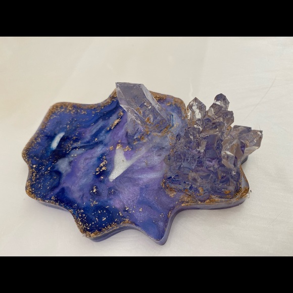 Sliced Agate Style Tray - Picture 4 of 13